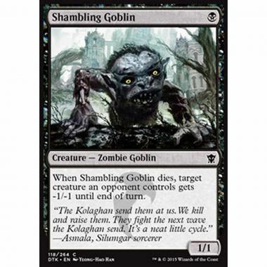 Shambling Goblin - Goblin Barcollante - [DTK] [NM] [Foil]