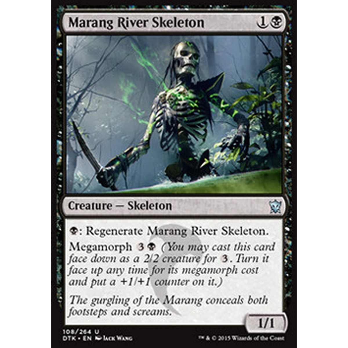 Marang River Skeleton - Scheletro del Fiume Marang - [DTK] [NM] [Foil]