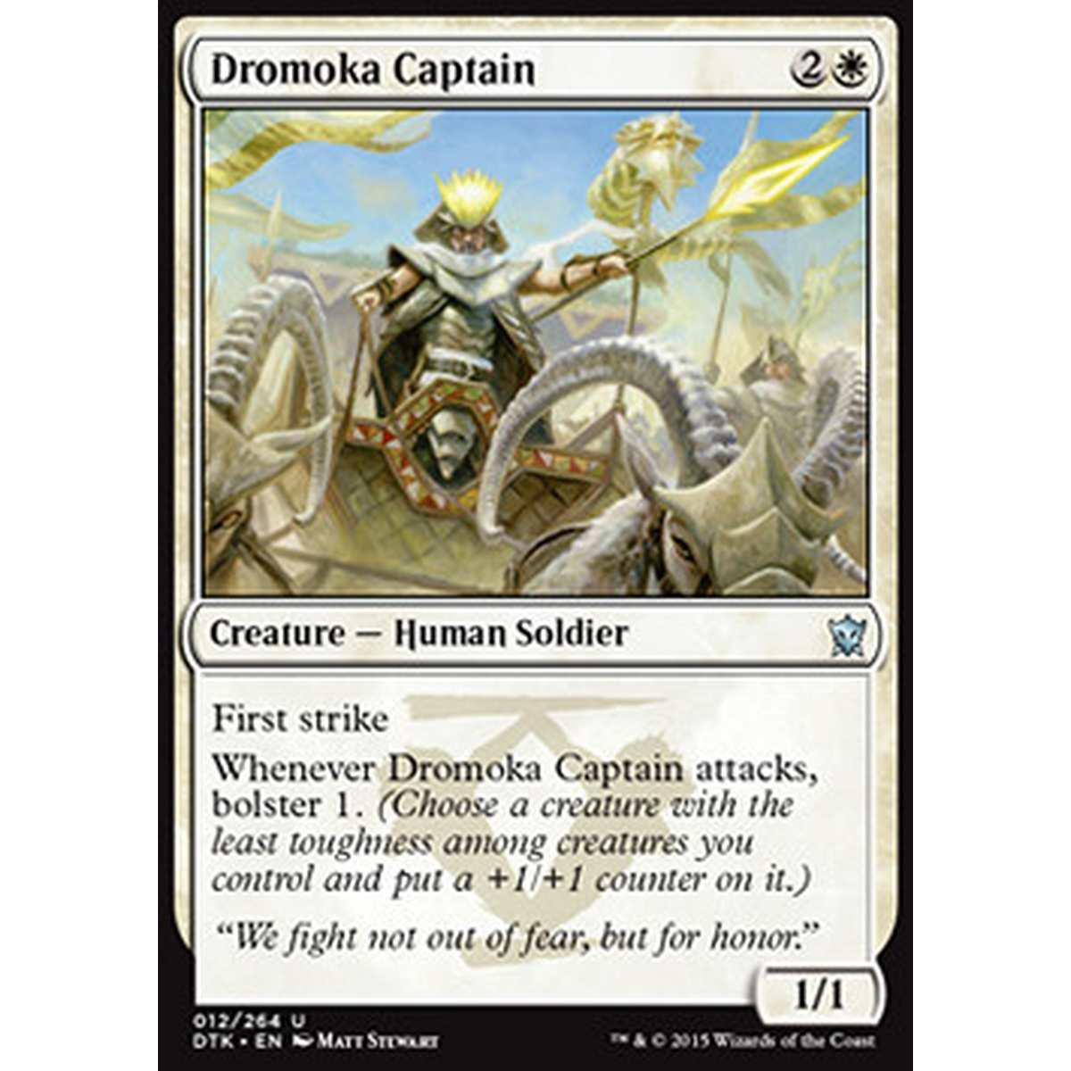 Dromoka Captain - Capitano Dromoka - [DTK] [NM] [Foil]