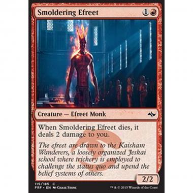 Smoldering Efreet - Efreet Rovente - [FRF] [NM] [Foil]