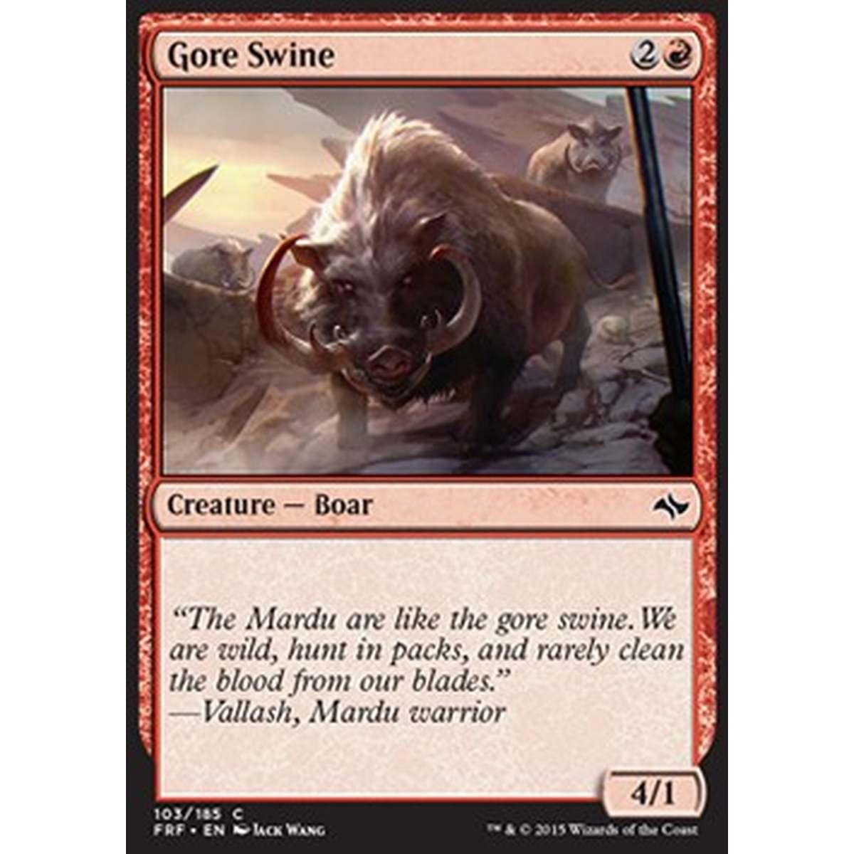 Gore Swine - Suino Zannuto - [FRF] [NM] [Foil]