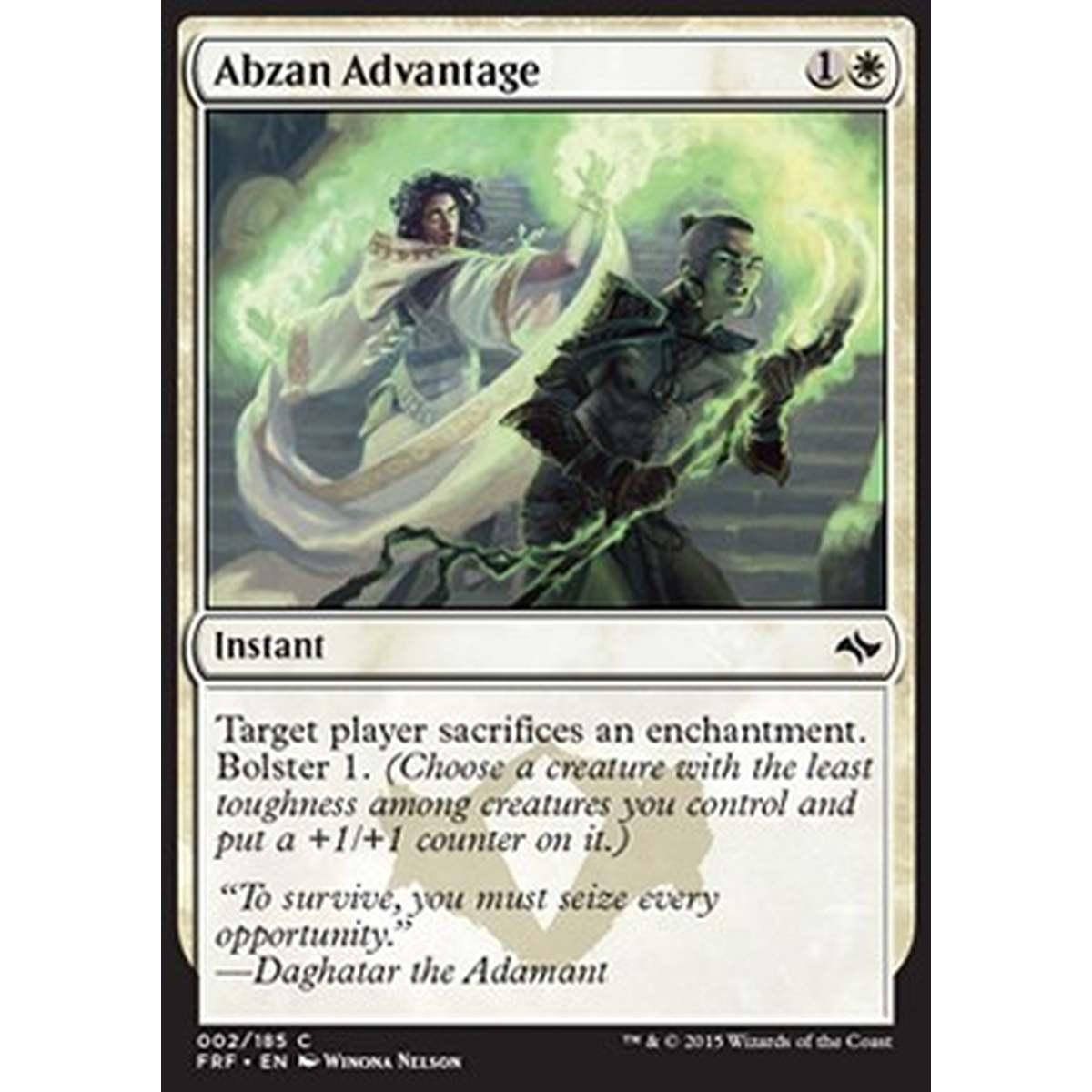 Abzan Advantage - Vantaggio Abzan - [FRF] [NM] [Foil]