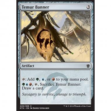 Temur Banner - Stendardo Temur - [KTK] [NM] [Foil]