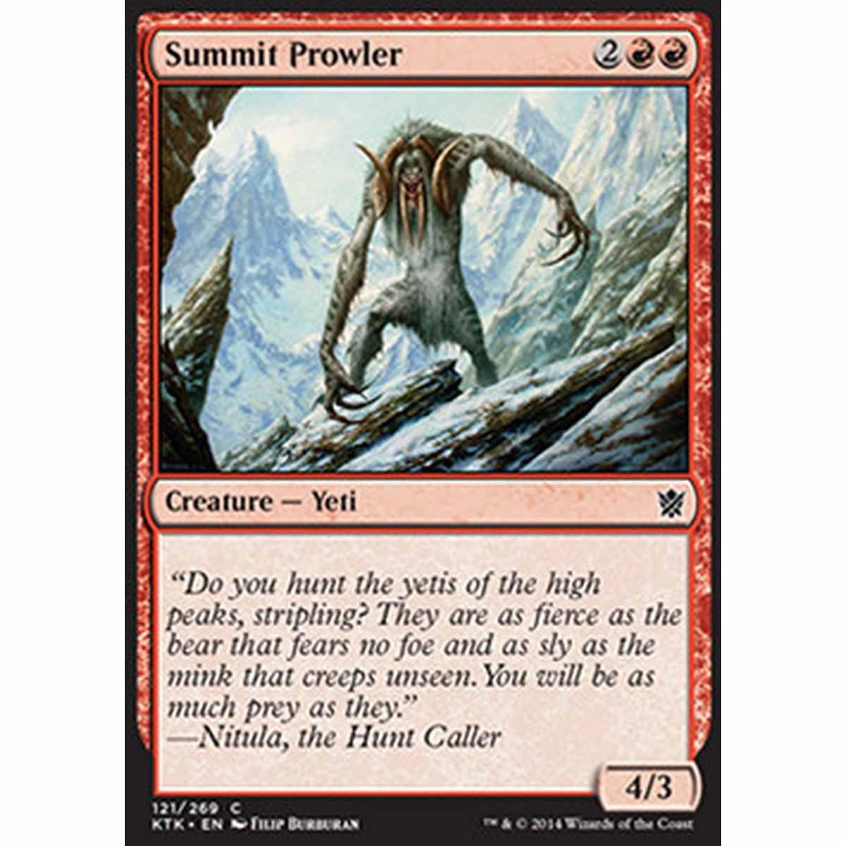Summit Prowler - Predatore del Picco - [KTK] [NM] [Foil]