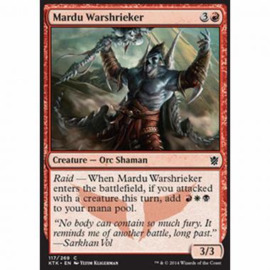 Mardu Warshrieker - Urlatore di Guerra Mardu - [KTK] [NM] [Foil]