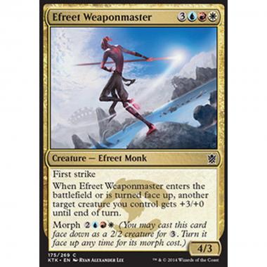 Efreet Weaponmaster - Efreet Maestro d'Armi - [KTK] [NM] [Foil]