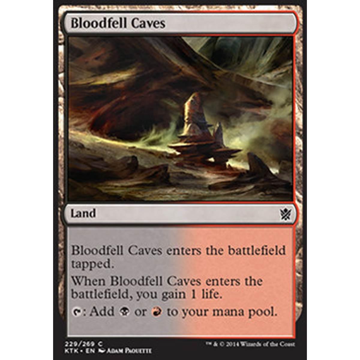 Bloodfell Caves - Caverne del Sangue Versato - [KTK] [NM] [Foil]