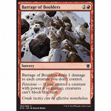 Barrage of Boulders - Bombardamento di Massi - [KTK] [NM] [Foil]