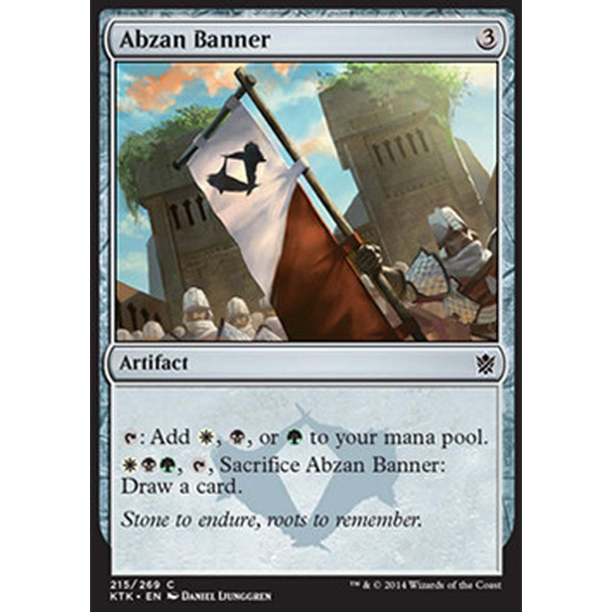 Abzan Banner - Stendardo Abzan - [KTK] [NM] [Foil]