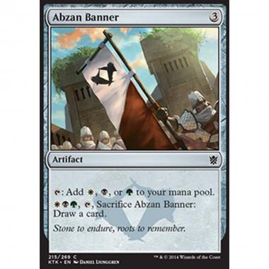 Abzan Banner - Stendardo Abzan - [KTK] [NM] [Foil]
