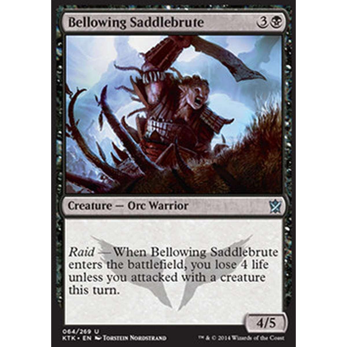 Bellowing Saddlebrute - Cavaliera Bestiale Urlante - [KTK] [NM] [Foil]