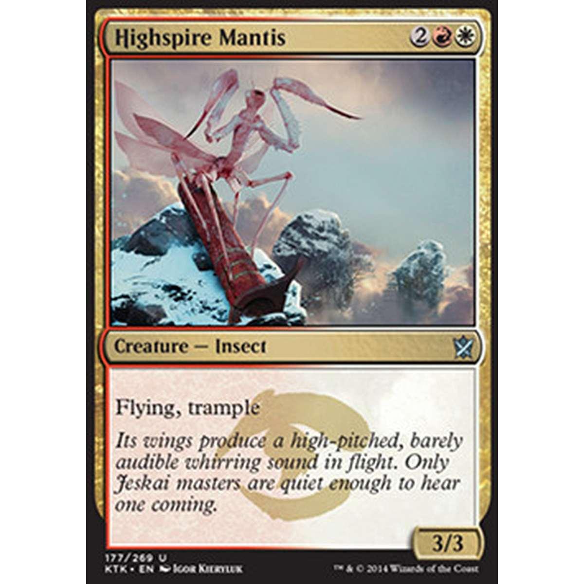 Highspire Mantis - Mantide di Altopicco - [KTK] [NM] [Foil]