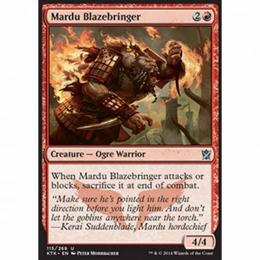 Mardu Blazebringer - Latore di Fiamme Mardu - [KTK] [NM] [Foil]
