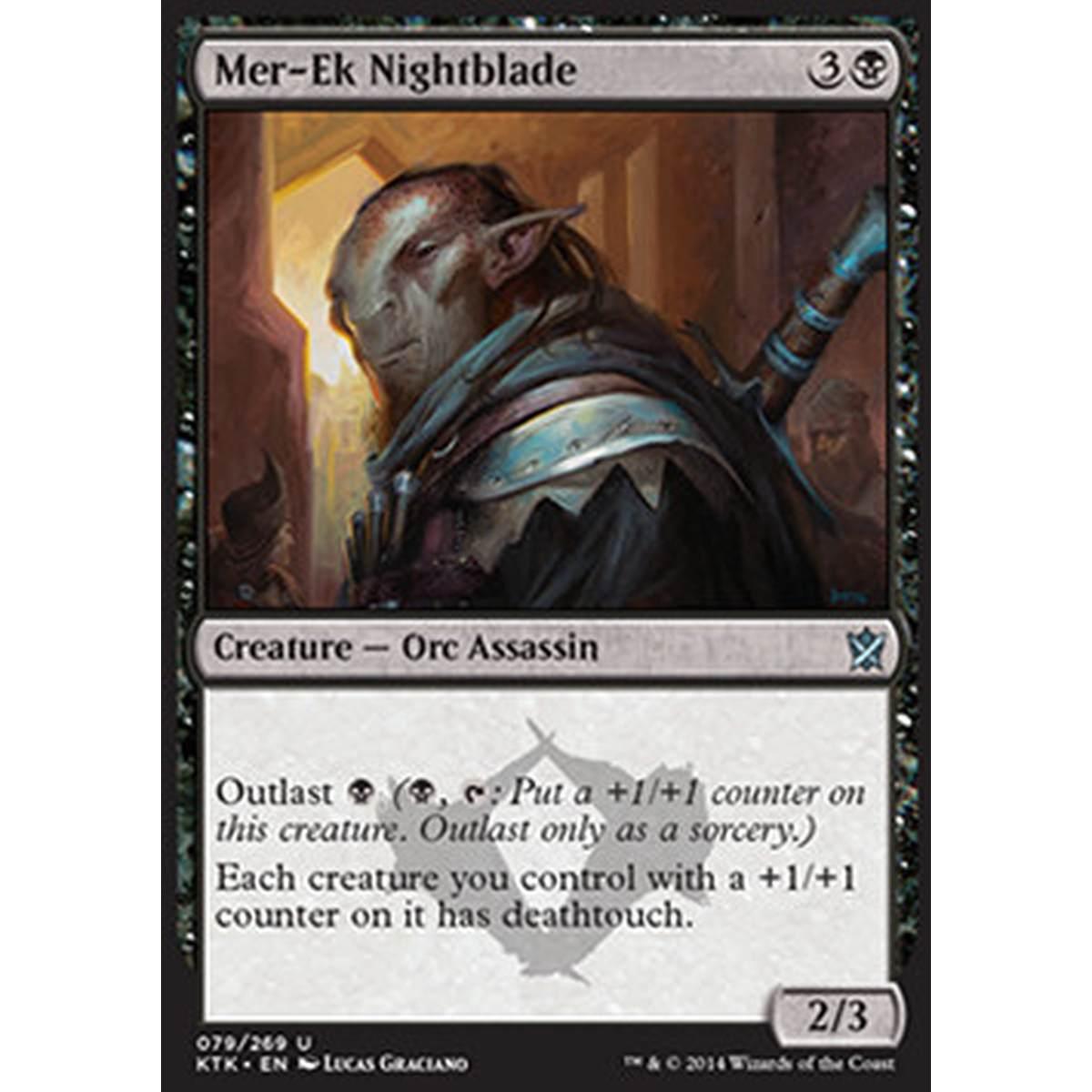Mer-Ek Nightblade - Lama Notturna di Mer-Ek - [KTK] [NM] [Foil]