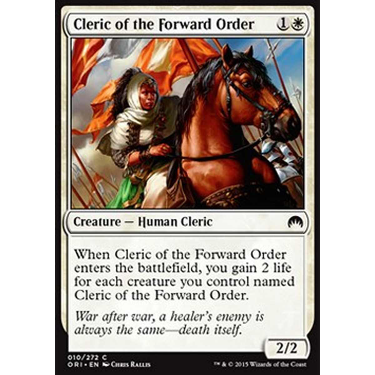 Cleric of the Forward Order - Chierica dell'Ordine del Fronte - [ORI] [NM] [Foil]