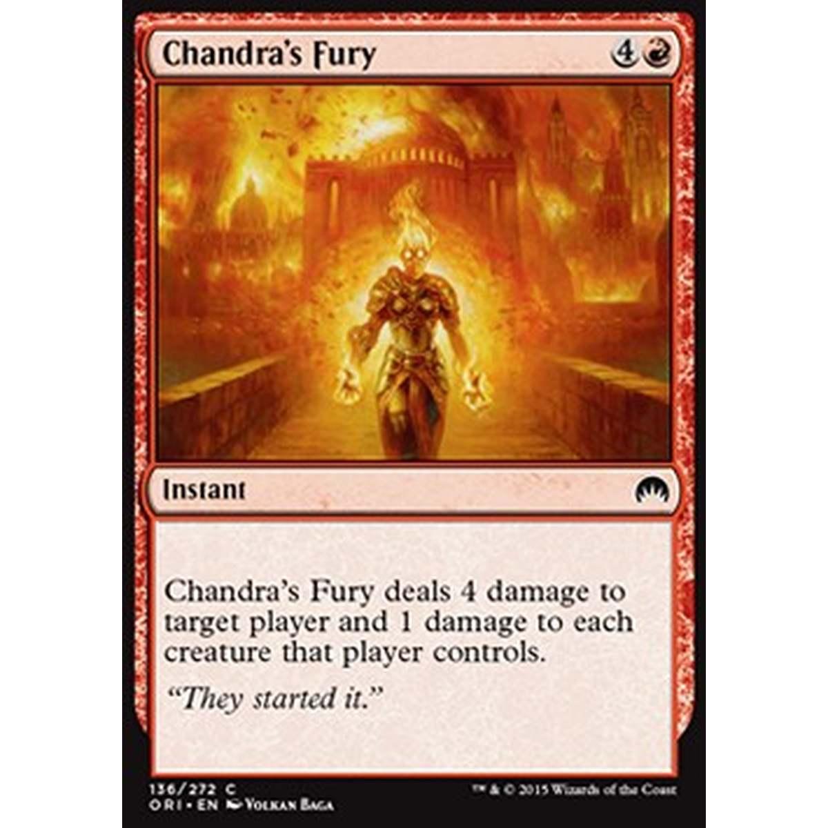 Chandra's Fury - Furia di Chandra - [ORI] [NM] [Foil]