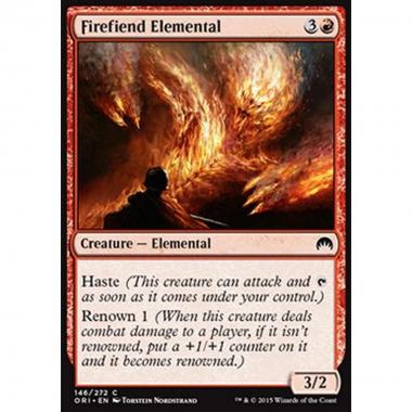 Firefiend Elemental - Elementale Demone di Fuoco - [ORI] [NM] [Foil]