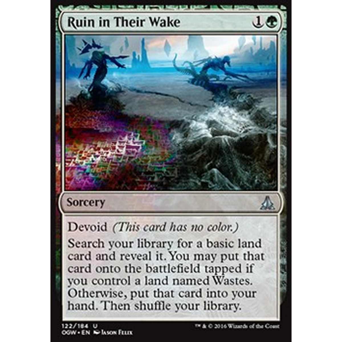 Ruin in Their Wake - Scia di Rovina - [OGW] [NM] [Foil]