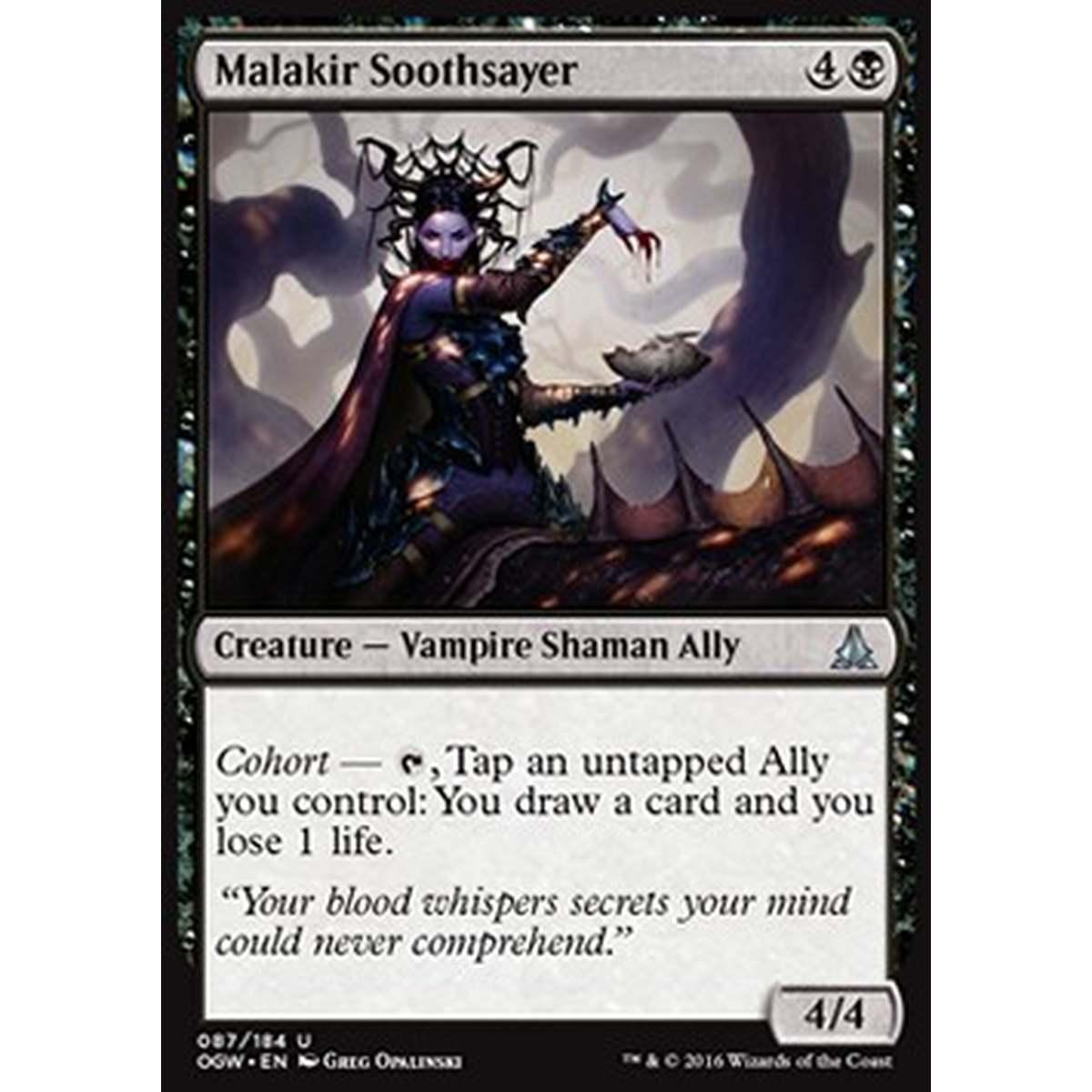 Malakir Soothsayer - Indovina di Malakir - [OGW] [NM] [Foil]