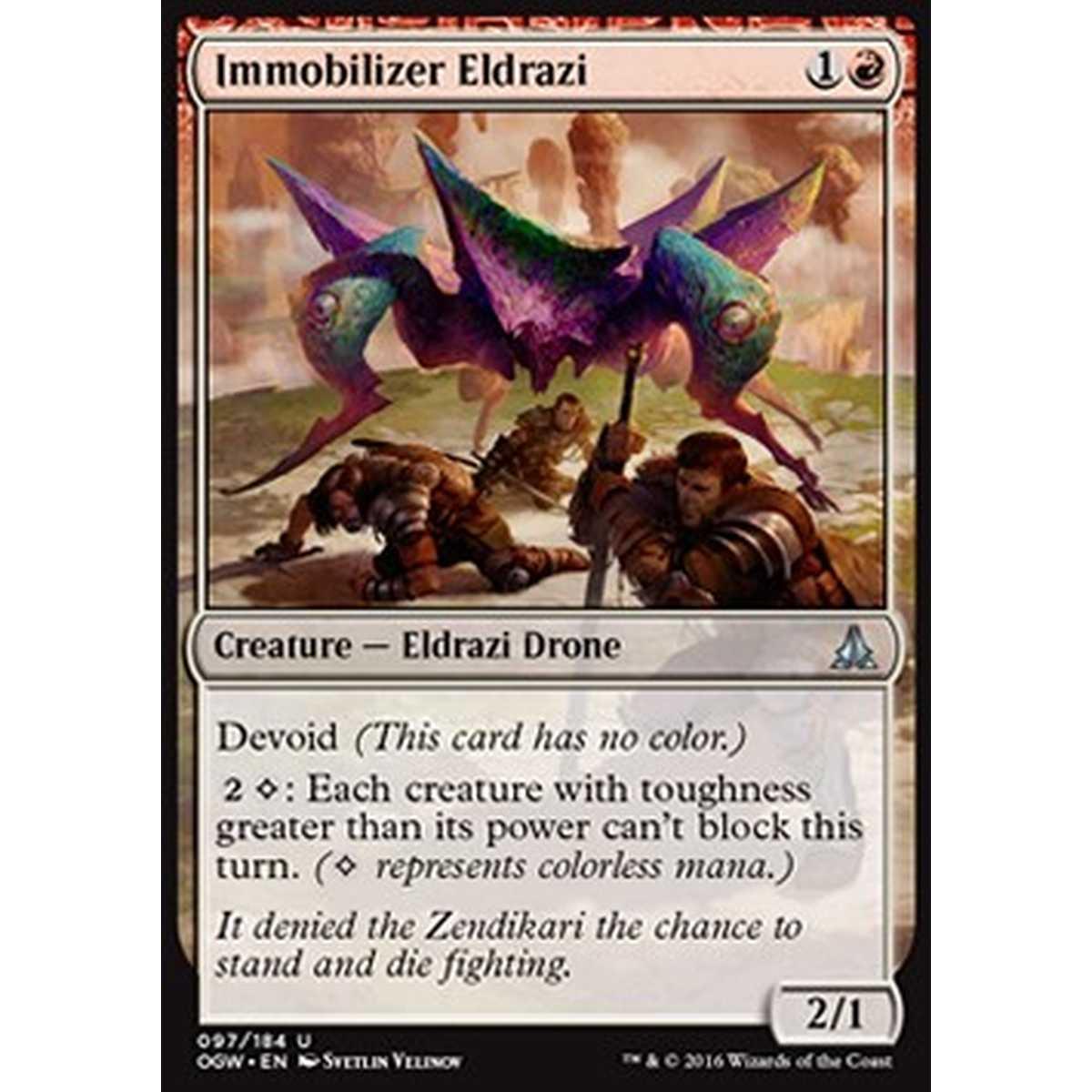 Immobilizer Eldrazi - Immobilizzatore Eldrazi - [OGW] [NM] [Foil]