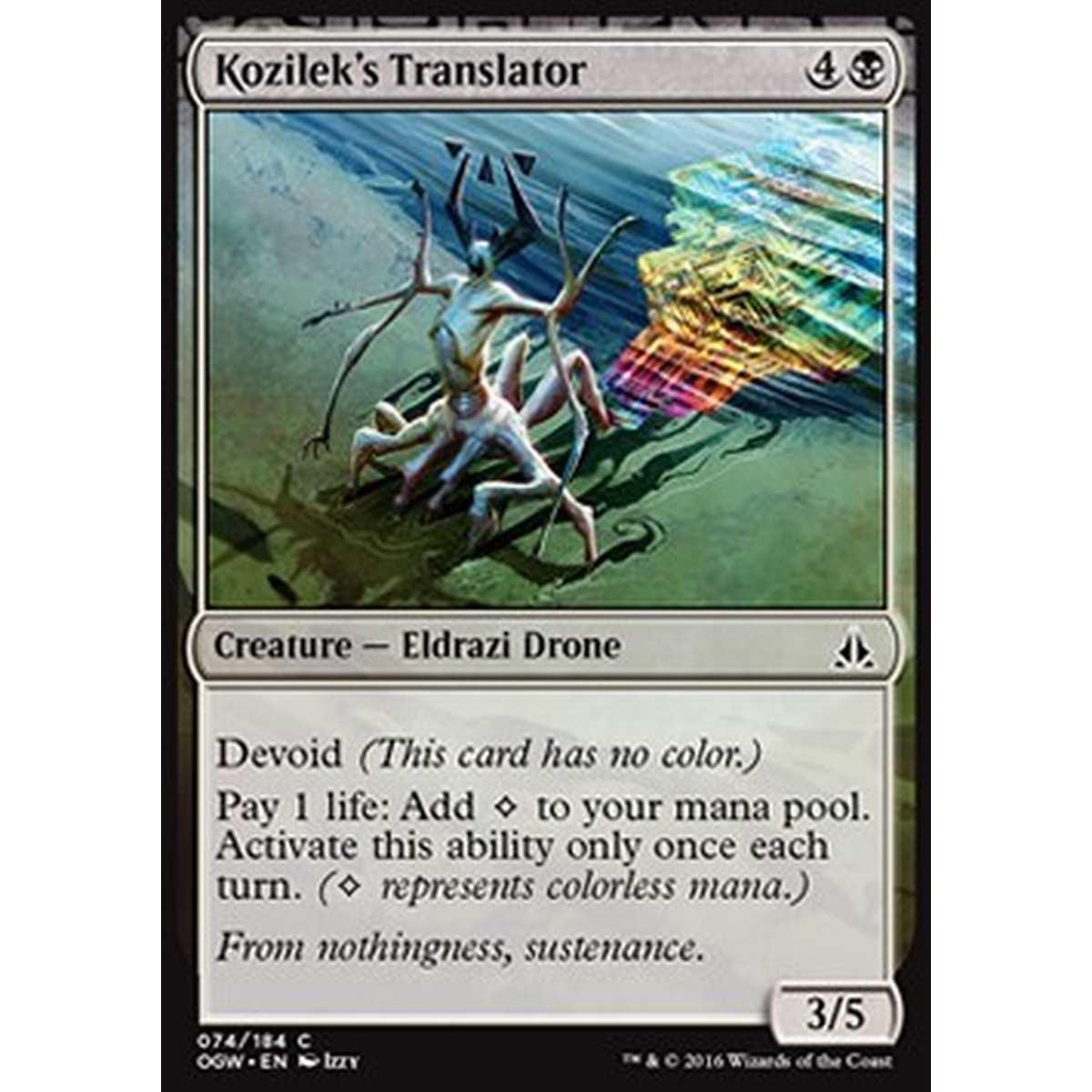 Kozilek's Translator - Convertitore di Kozilek - [OGW] [NM] [Foil]
