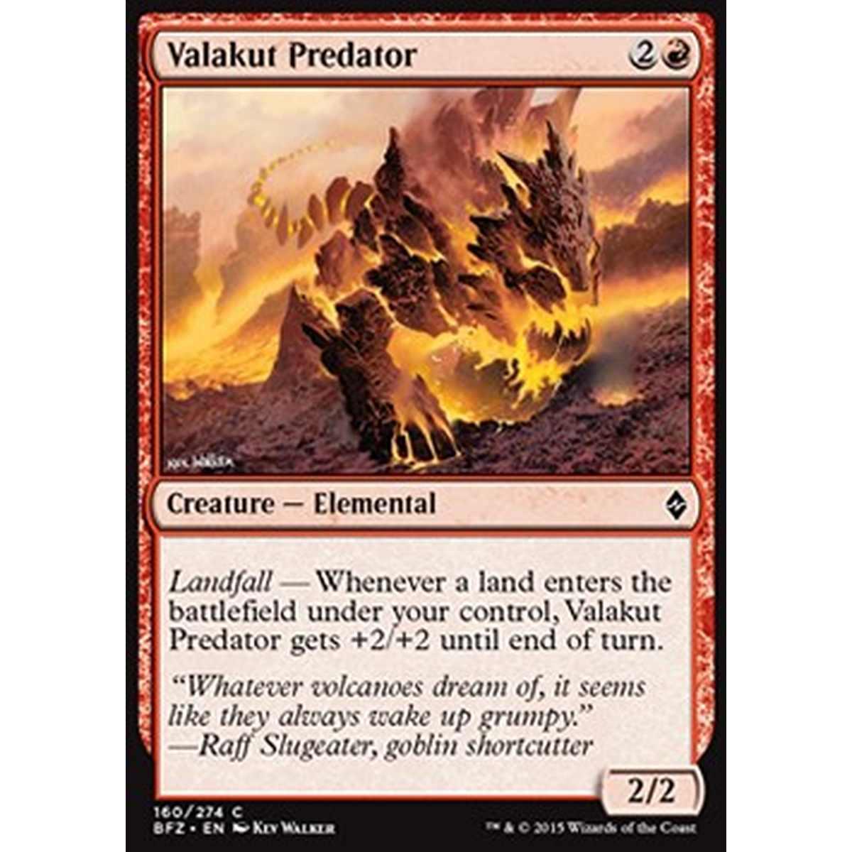 Valakut Predator - Predatore di Valakut - [BFZ] [NM] [Foil]