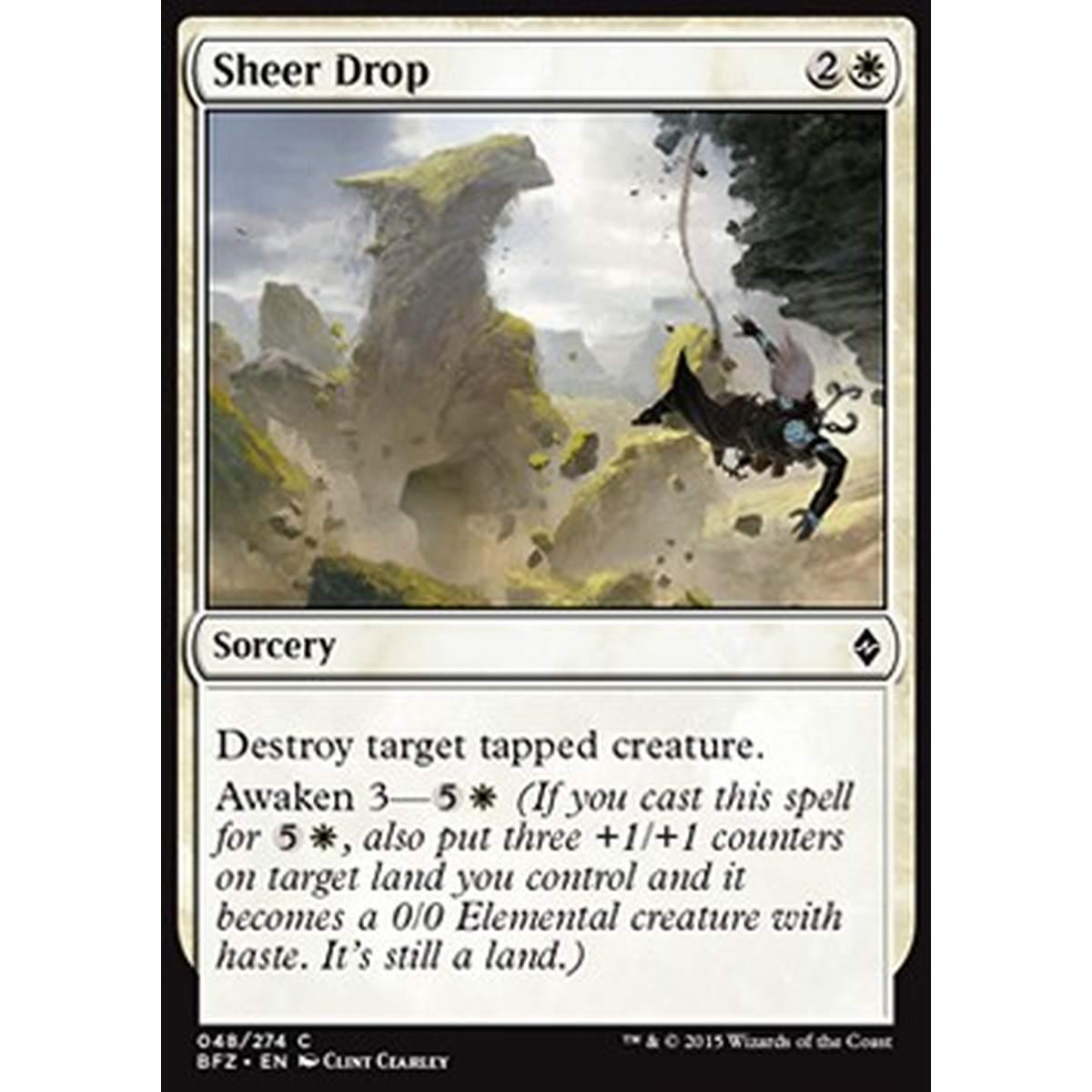 Sheer Drop - Strapiombo - [BFZ] [NM] [Foil]
