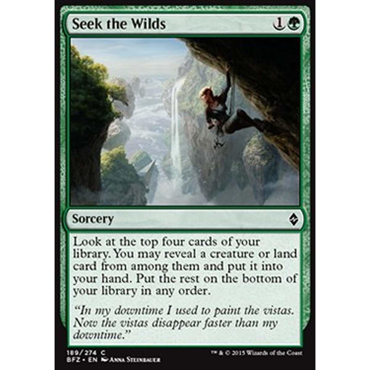 Seek the Wilds - Ricerca delle Terre Selvagge - [BFZ] [NM] [Foil]