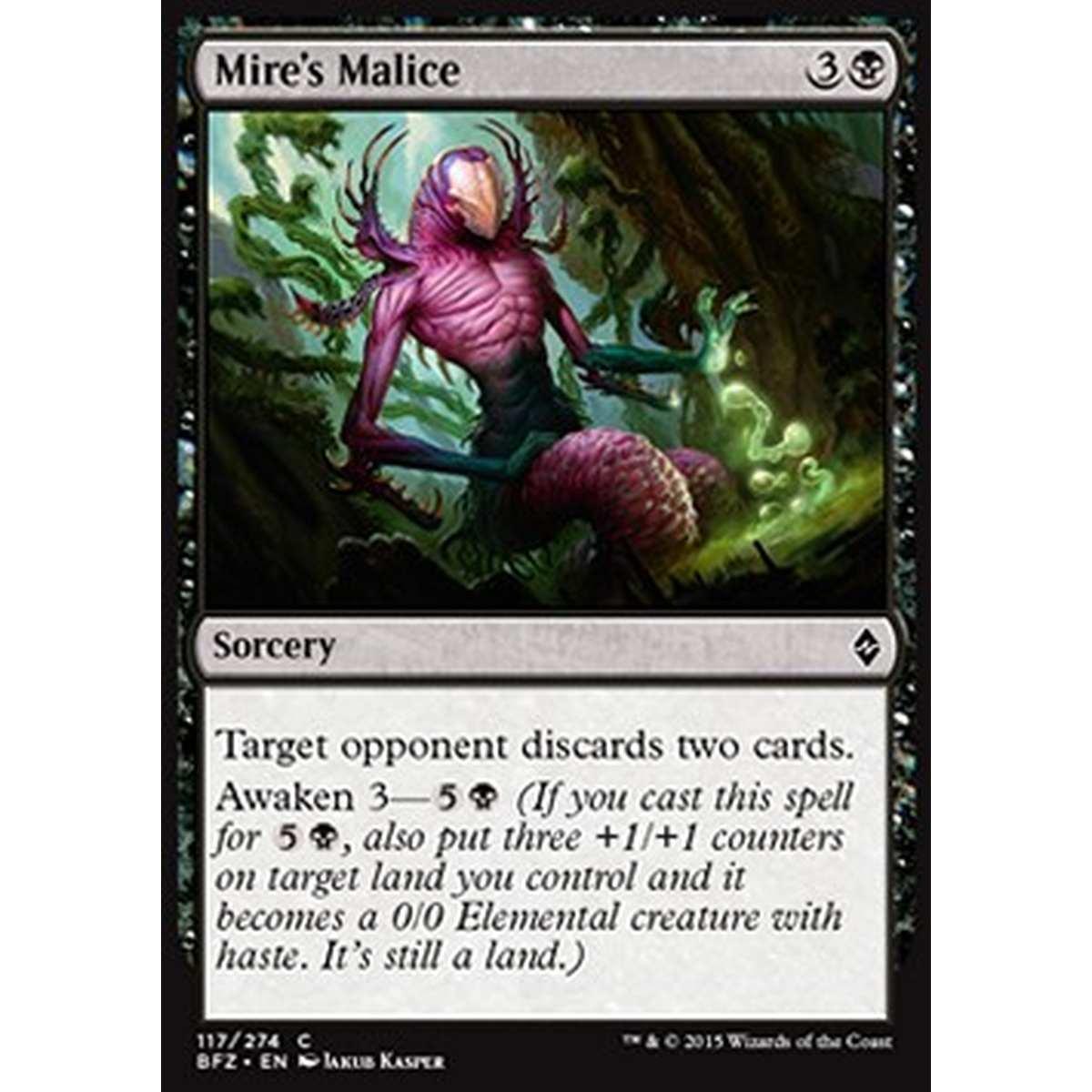 Mire's Malice - Ostilit  del Pantano - [BFZ] [NM] [Foil]