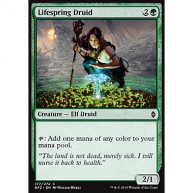 Lifespring Druid - Druida della Sorgente Vitale - [BFZ] [NM] [Foil]
