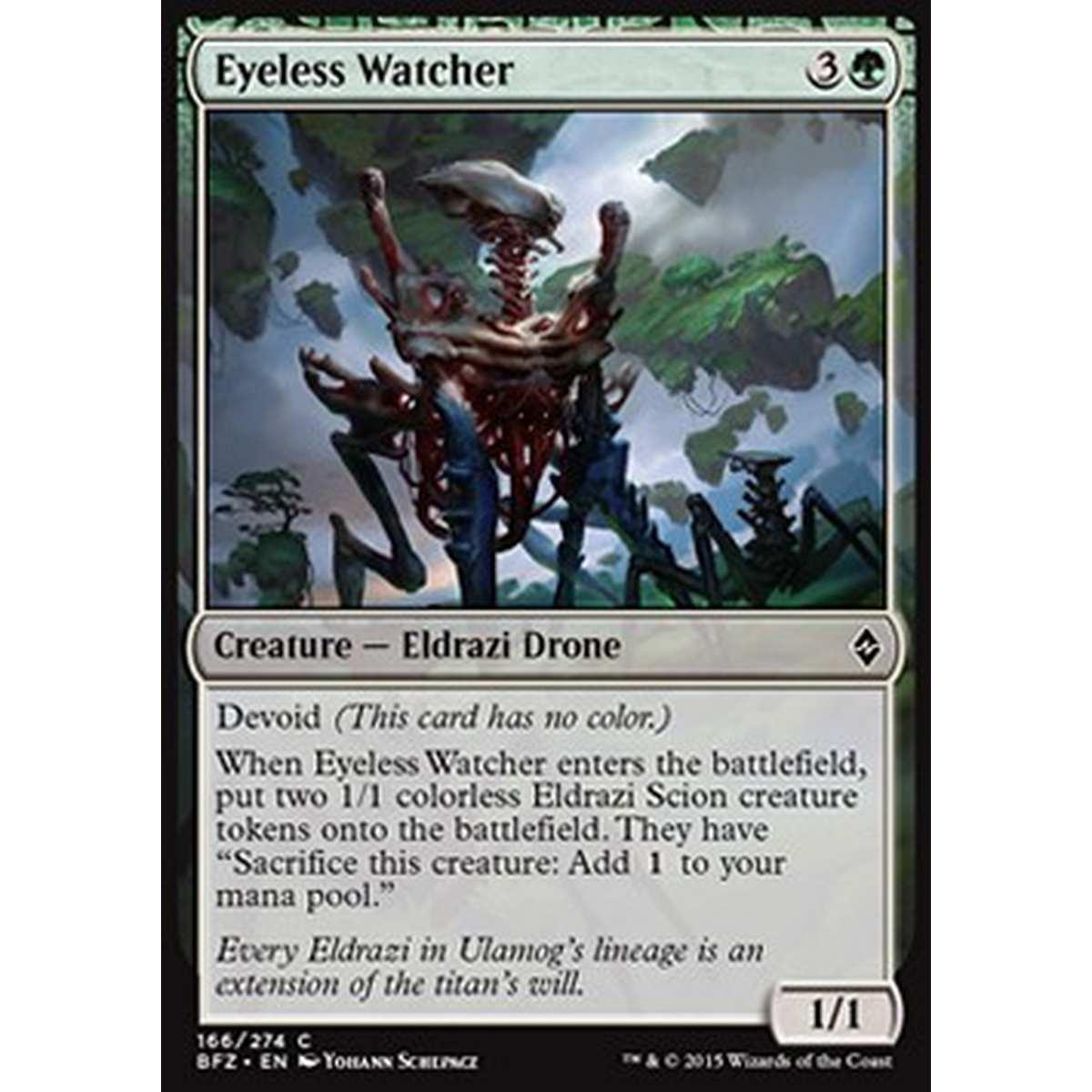 Eyeless Watcher - Osservatore Senz'Occhi - [BFZ] [NM] [Foil]