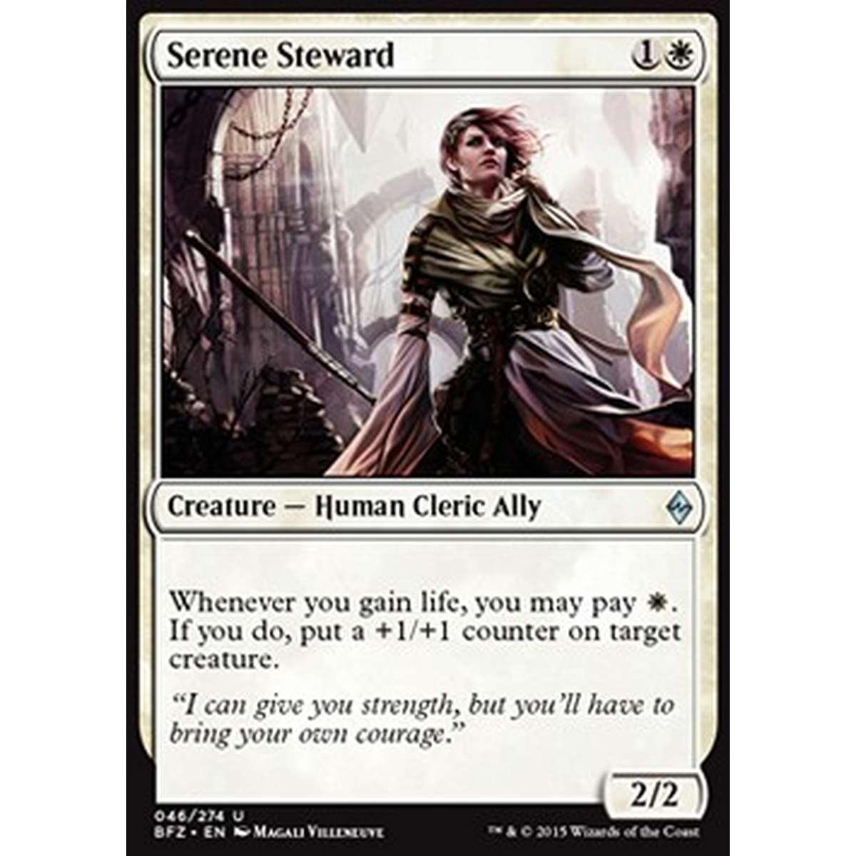 Serene Steward - Guardiana Serena - [BFZ] [NM] [Foil]