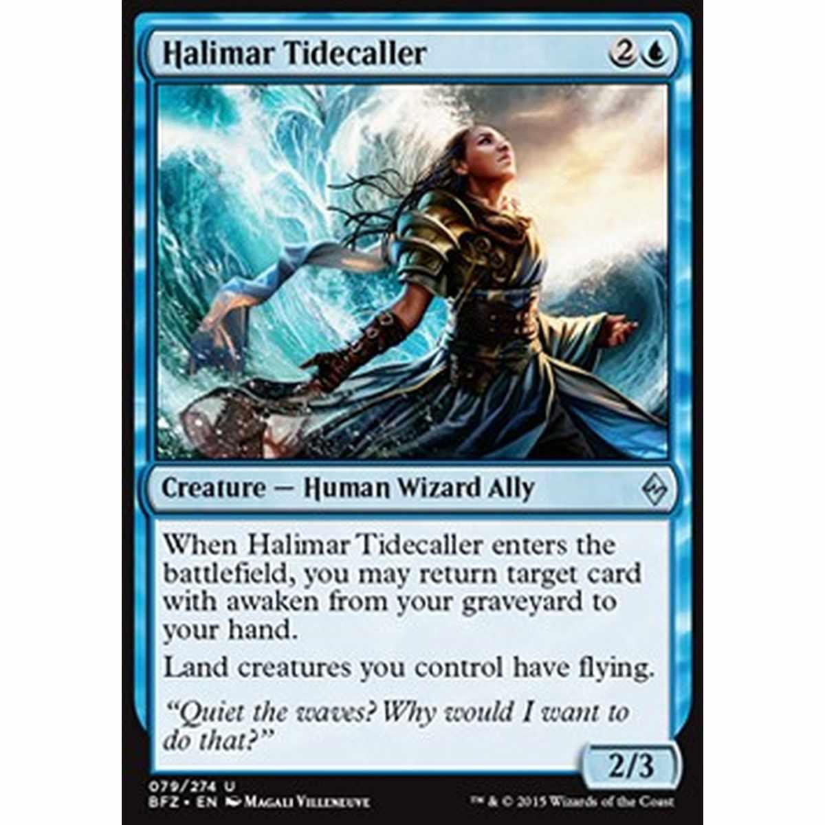 Halimar Tidecaller - Convocamaree di Halimar - [BFZ] [NM] [Foil]