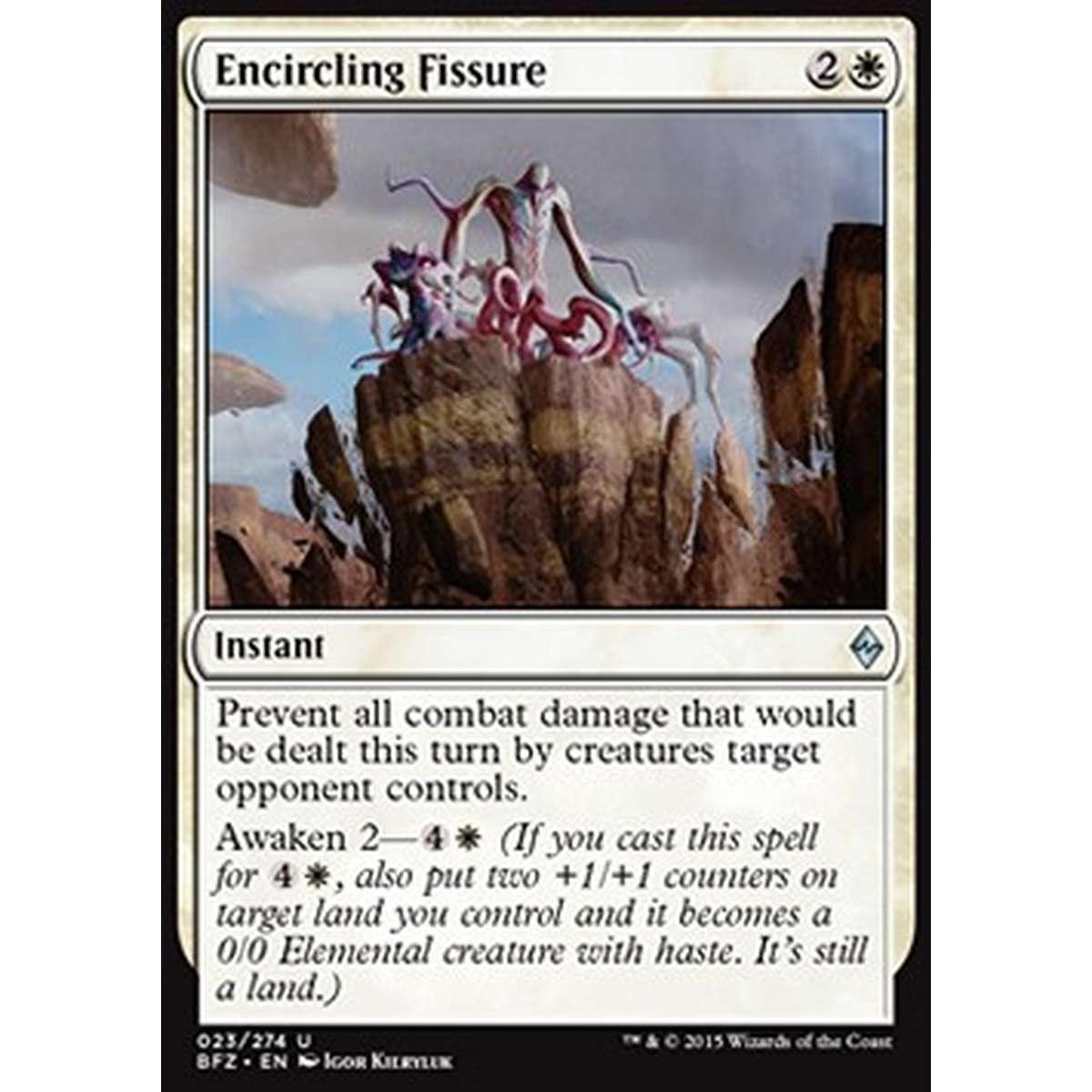 Encircling Fissure - Frattura Accerchiante - [BFZ] [NM] [Foil]