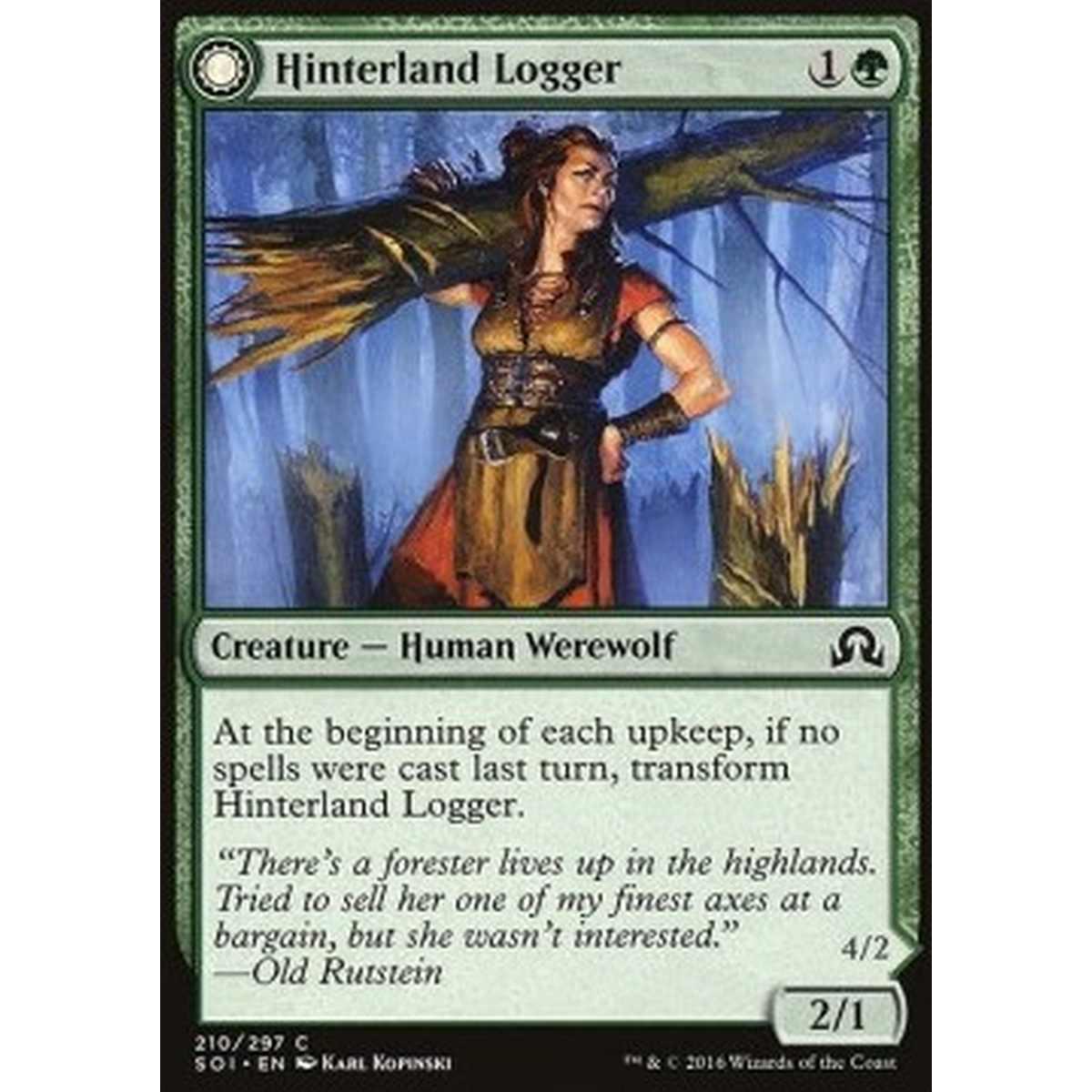 Hinterland Logger / Timber Shredder - Tagliaboschi dell'Entroterra // Trinciatronchi - [SOI] [NM] [Foil]