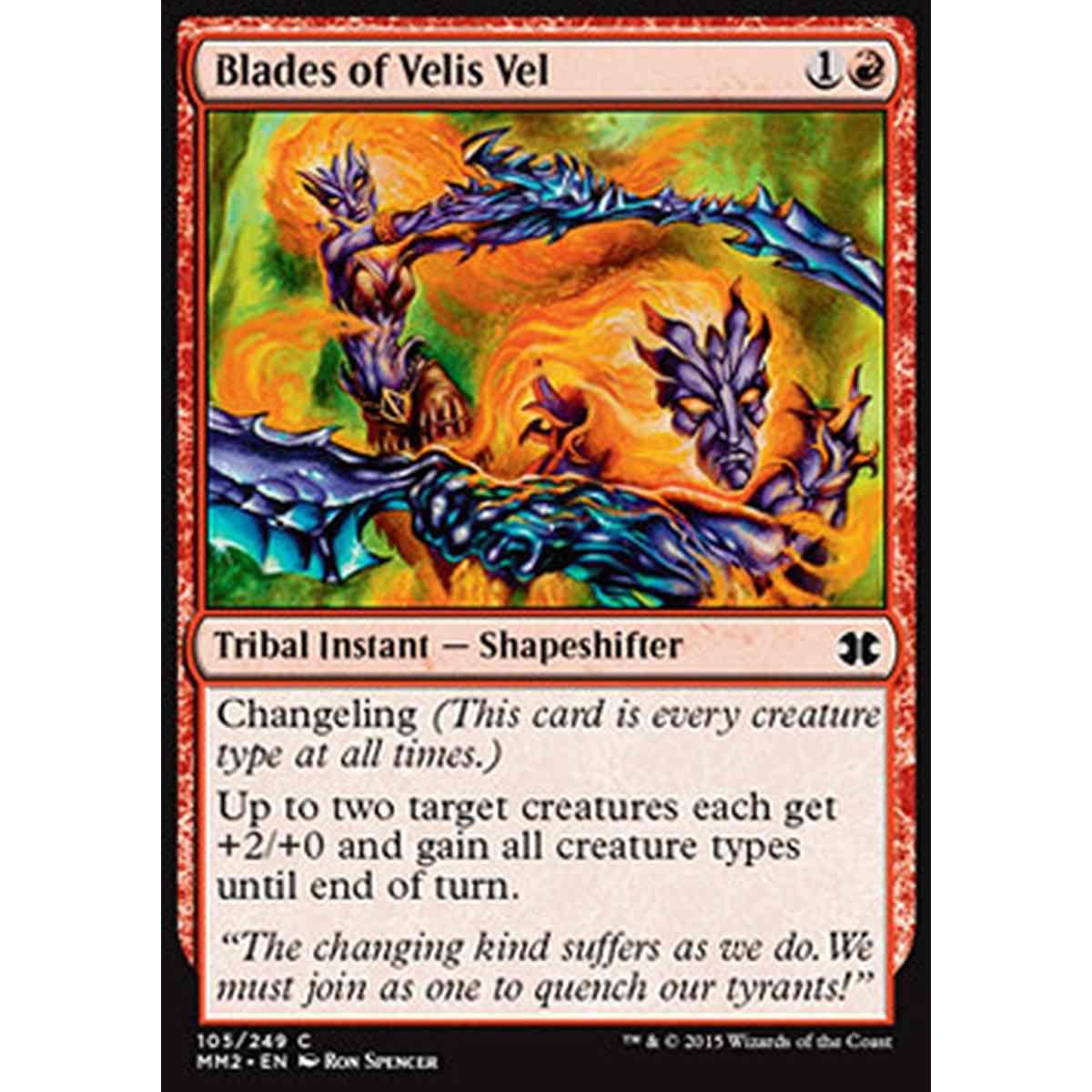 Blades of Velis Vel - Blades of Velis Vel - [MM2] [NM] [Foil]