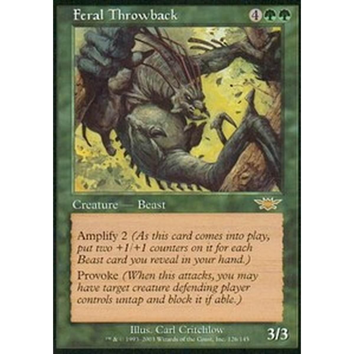 Feral Throwback - Feral Throwback - [LGN] [EX]