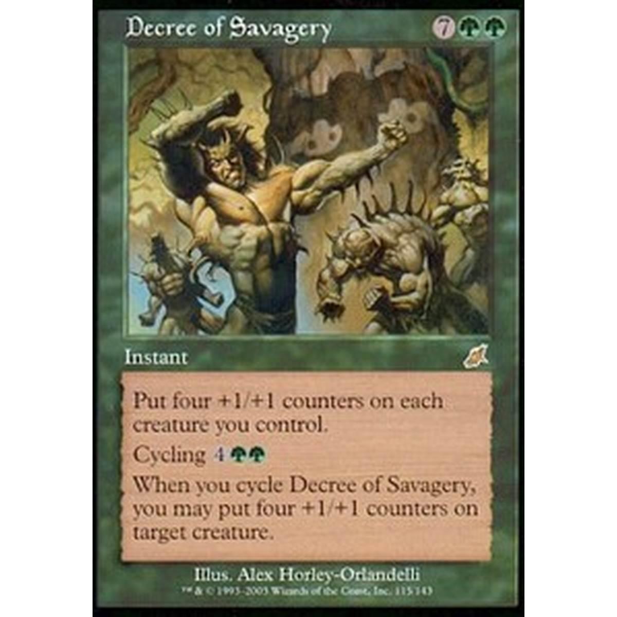Decree of Savagery - Decree of Savagery - [SCG] [EX]
