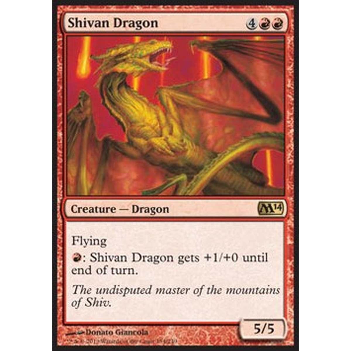 Shivan Dragon - Drago di Shivan - [M14] [NM]