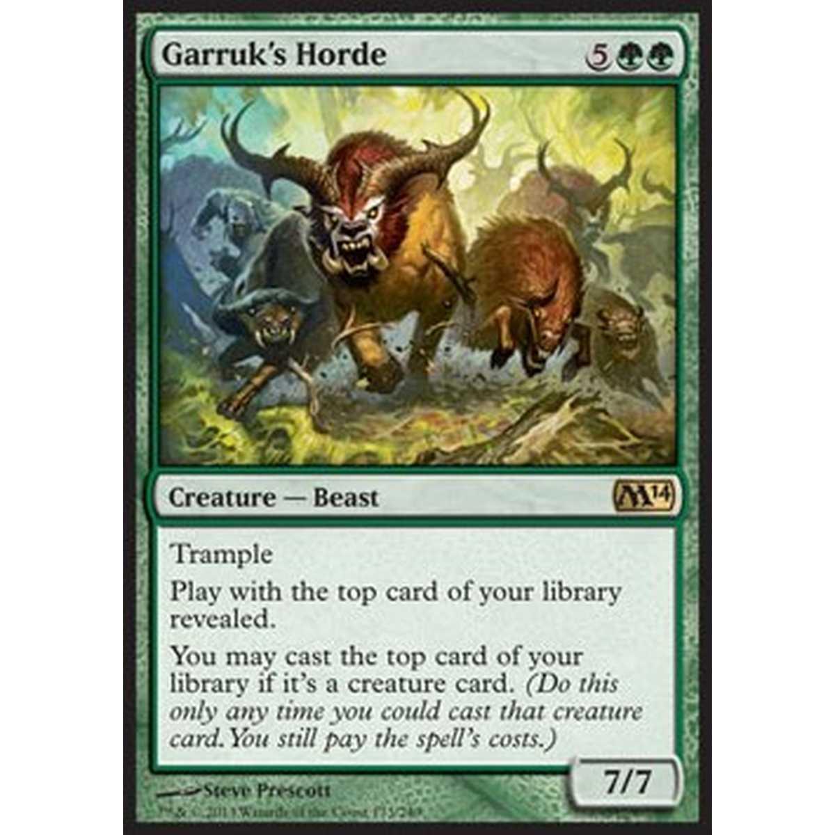 Garruk's Horde - Orda di Garruk - [M14] [NM]
