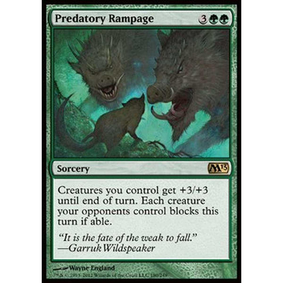 Predatory Rampage - Frenesia Predatoria - [M13] [NM]