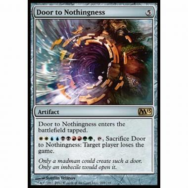 Door to Nothingness - Porta sul Nulla - [M13] [NM]