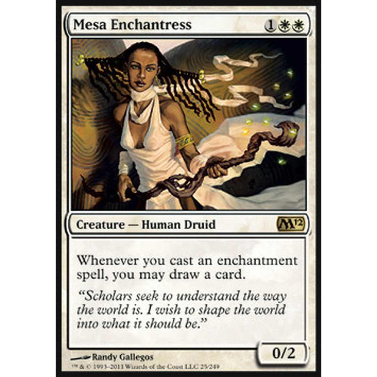 Mesa Enchantress - Incantatrice della Mesa - [M12] [NM]