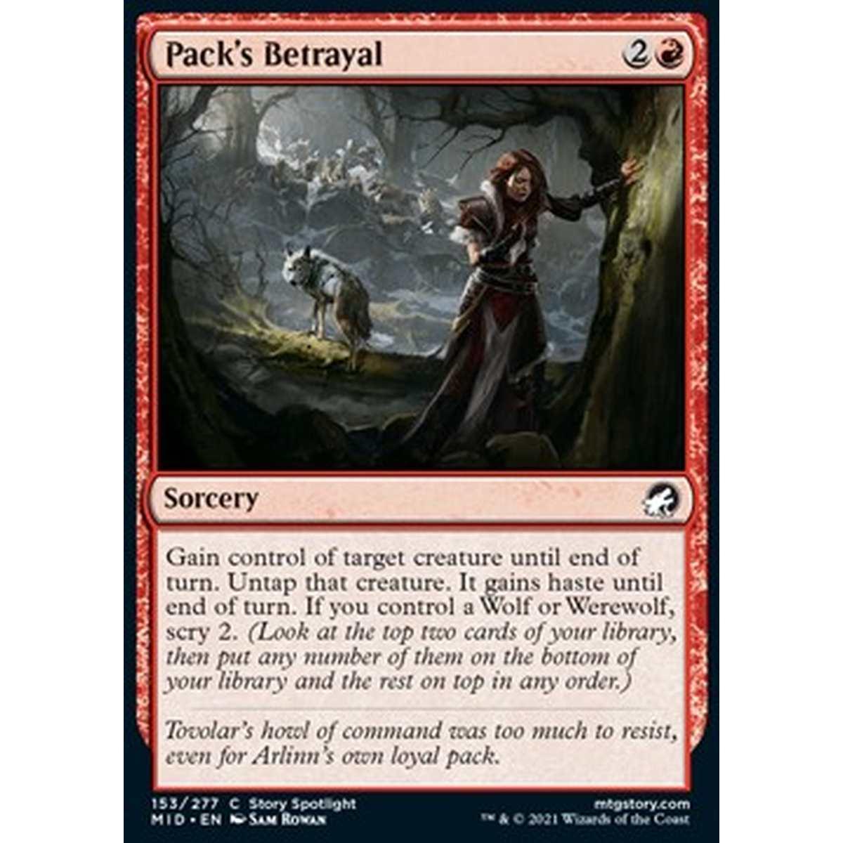 Pack's Betrayal - Tradimento del Branco - [MID] [NM]