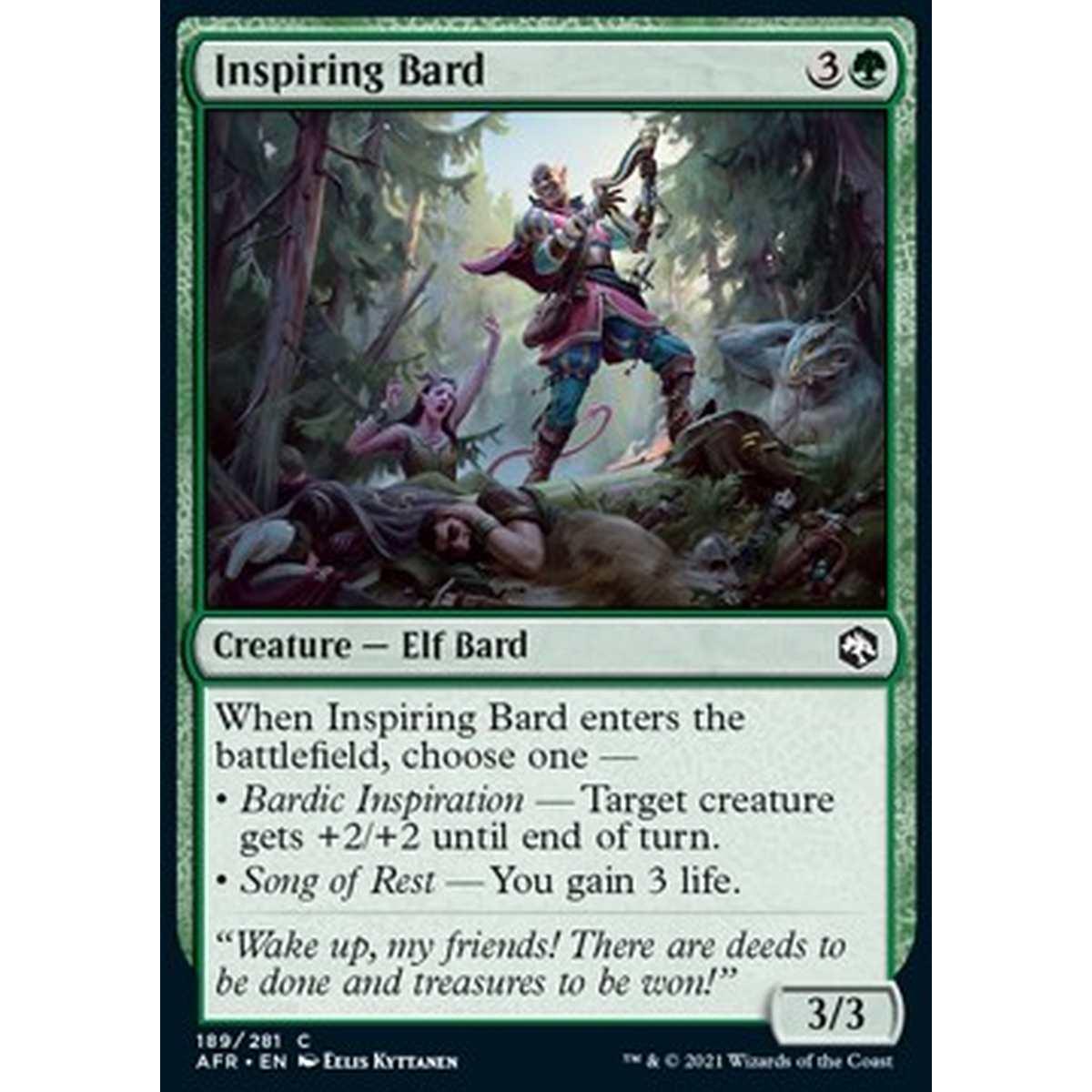 Inspiring Bard - Bardo Ispiratore - [AFR] [NM]
