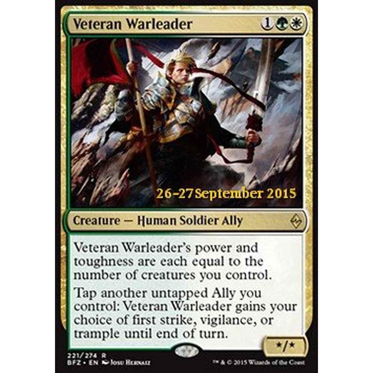 Veteran Warleader - Condottiera Veterana - [PBFZ] [NM] [Foil]