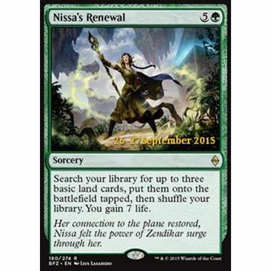 Nissa's Renewal - Rinnovamento di Nissa - [PBFZ] [NM] [Foil]