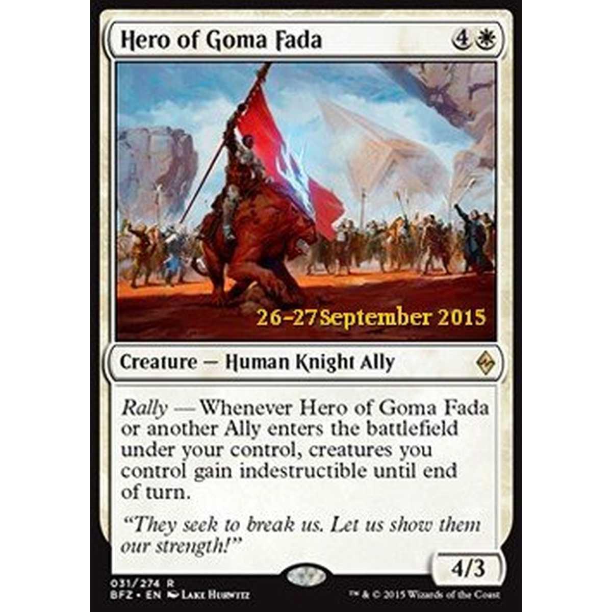 Hero of Goma Fada (V.2) - Eroe di Goma Fada (V.2) - [PBFZ] [NM] [Foil]