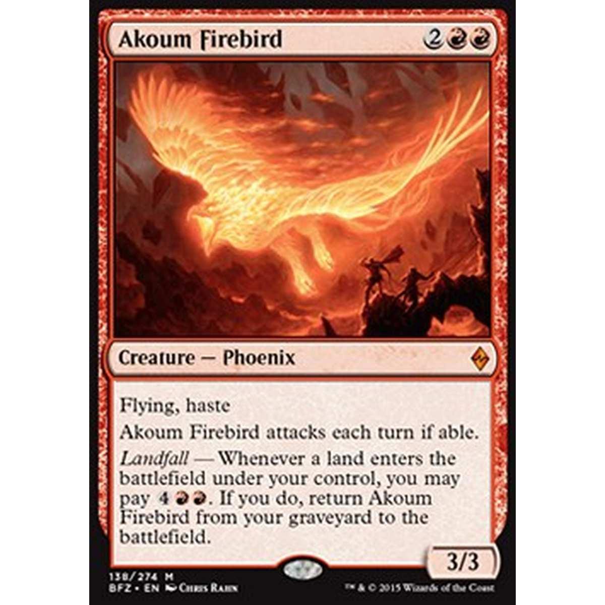 Akoum Firebird - Pirofenice di Akoum - [BFZ] [NM]