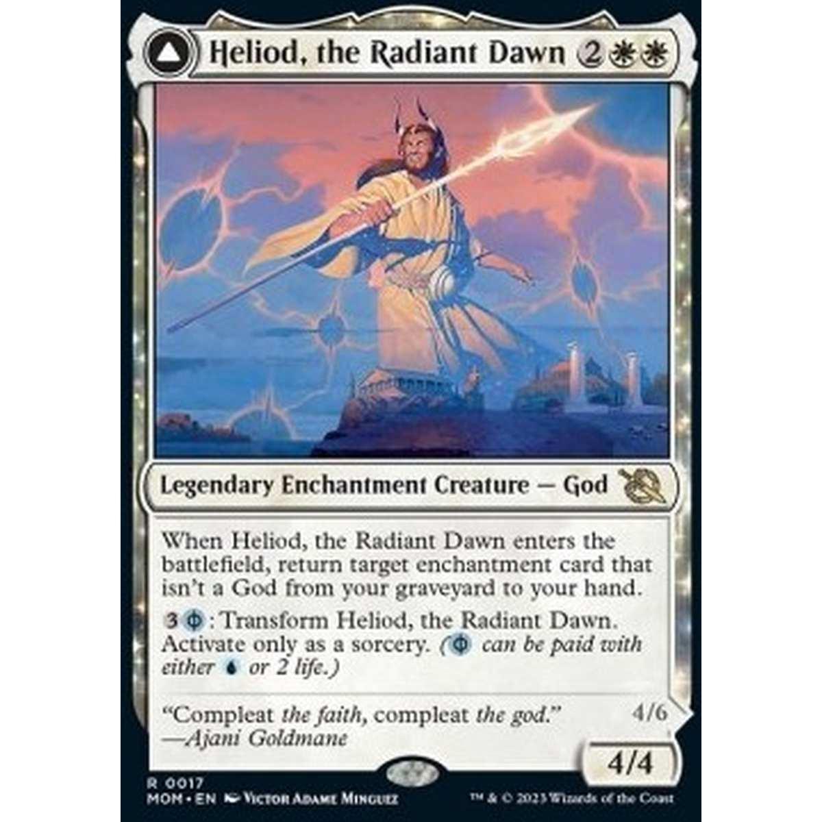 Heliod, the Radiant Dawn // Heliod, the Warped Eclipse - Heliod, the Radiant Dawn // Heliod, the Warped Eclipse - [MOM] [NM]